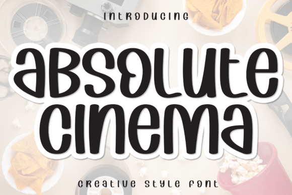 Absolute Cinema Typeface for Small Business Branding