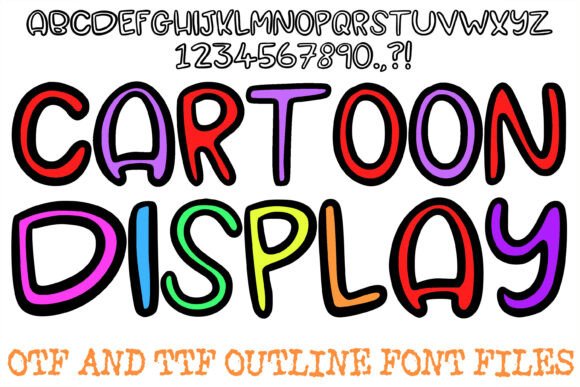 Cartoon Display Font for Bold Editorial Headlines