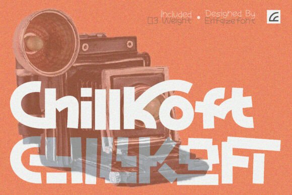 Chillkoft: A Bold Display Font for Retro Campaigns