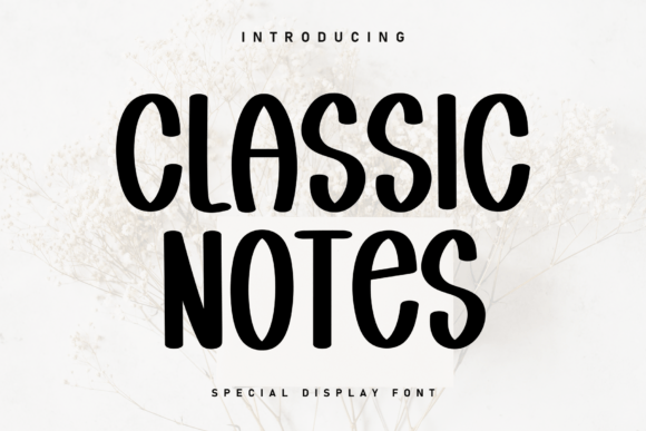 Classic Notes: A Timeless Display Font for Editors