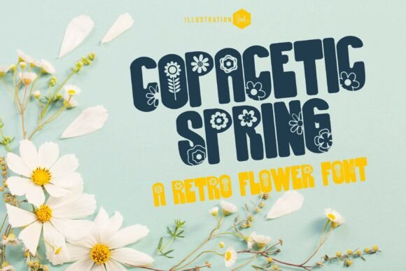 Copacetic Spring Family: A Retro Display Font for Branding