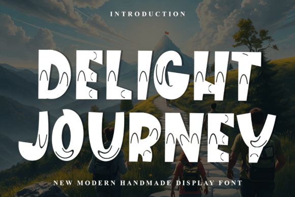 Delight Journey Typeface for Festive Campaigns