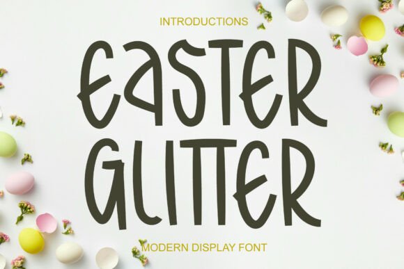 Easter Glitter: A Dainty Script Font for Crafters