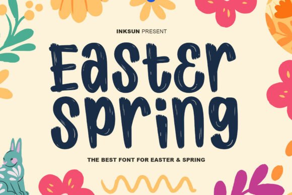 Easter Spring: A Warm Display Font for Editorial Design