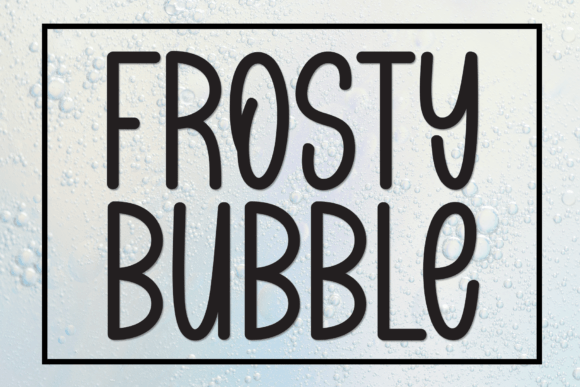 Frosty Bubble: A Warm Handwritten Display Font for Editors