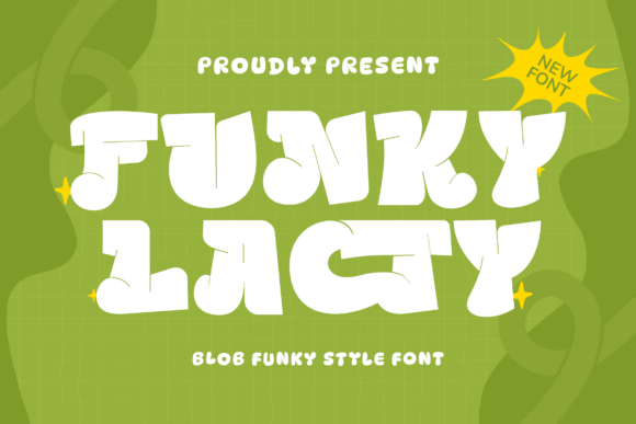 Funky Lacy: A Playful Display Font for Editorial Design