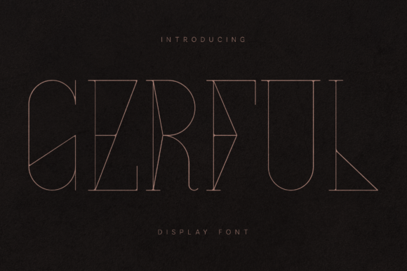 Gerful Typeface for Bold Campaign Design