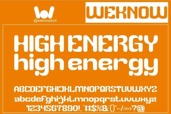 High Energy Font: A Modern Display Typeface Review