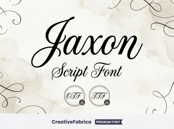 Jaxon Display Font for Handmade Creators