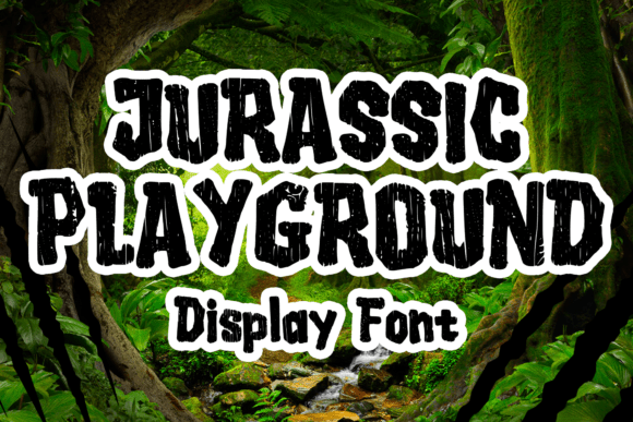 Jurassic Playground Font for Bold Brand Identity
