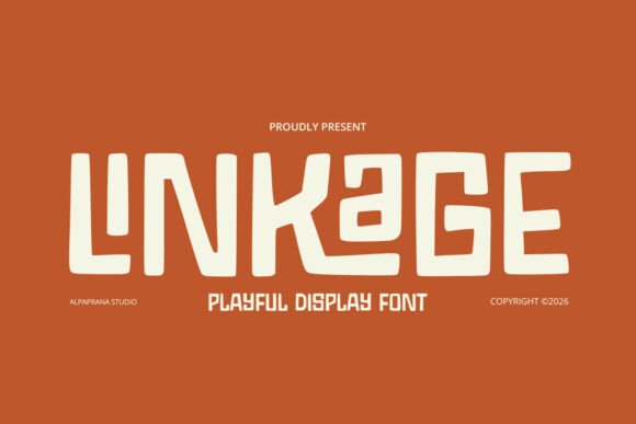 Linkage: A Modern Display Font for Editorial Design