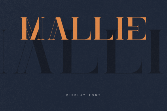 Mallie: A Modern Serif Typeface for Digital Brands