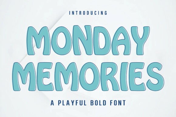 Monday Memories Font for Warm Brand Identity