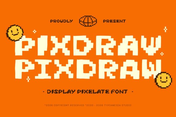 Pixdraw: The Organic Pixel Font for Web Design