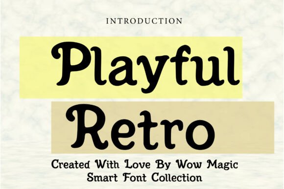 Playful Retro Font for Makers and Sellers