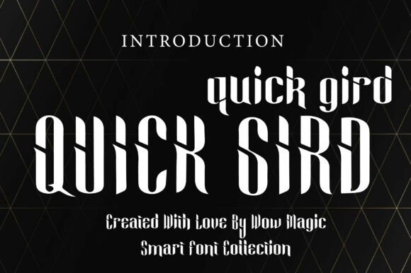 Quick Gird: The Modern Display Font for Bold Campaigns