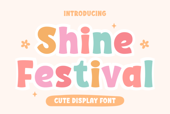 Shine Festival Typeface for Modern Web Design