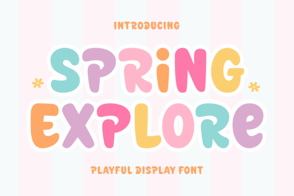 Spring Explore Typeface for Handmade Makers