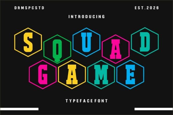 Squad Game Font for Bold Digital Branding