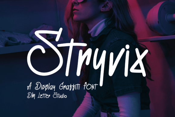 Stryvix: The Bold Graffiti Typeface for Makers
