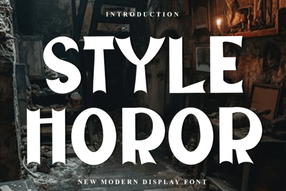 Style Horor: The Festive Display Font for Holiday Campaigns