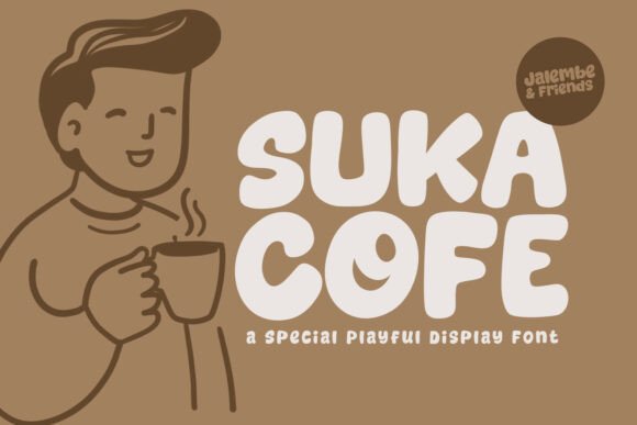Suka Cofe: A Modern Display Font for Web Design