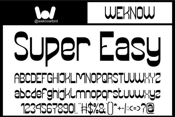 Super Easy Typeface for Bold Campaign Design