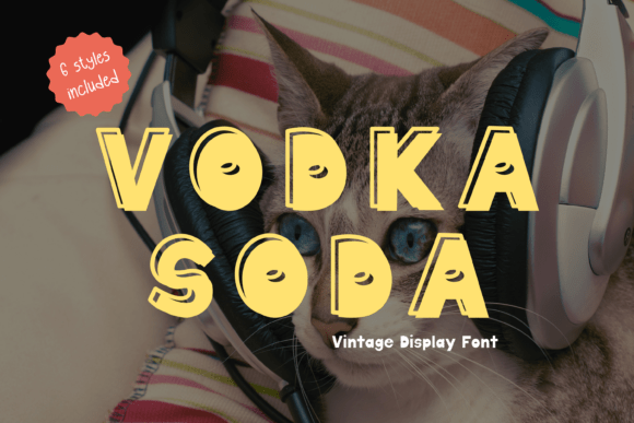 Vodka Soda Font for Bold Business Branding