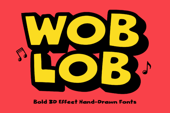 Woblob: The Bold Display Font for Small Business Branding