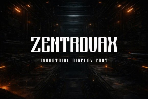 Zentrovax: The Bold Industrial Typeface for Strong Brands